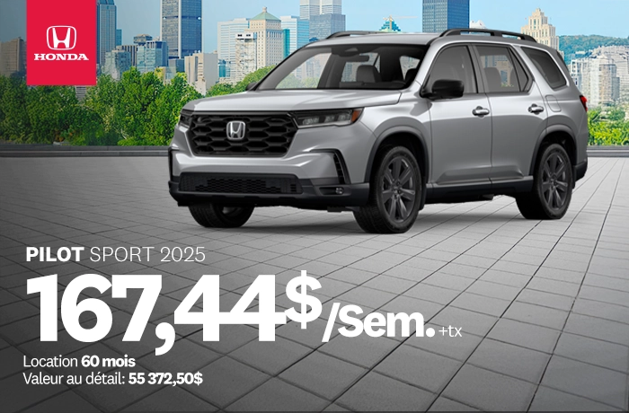 Bannière de Promotion Pilot Sport 2025